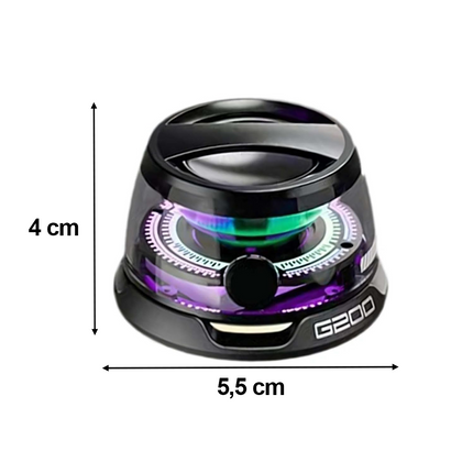 Altoparlante Bluetooth G200 Magnetico Portatile Wireless 5.4 con Supporto e LED