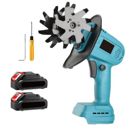 Mini Motozappa a Batteria 48V 2 Batterie 3000mAh Zappa da Giardino MICRO TILLER